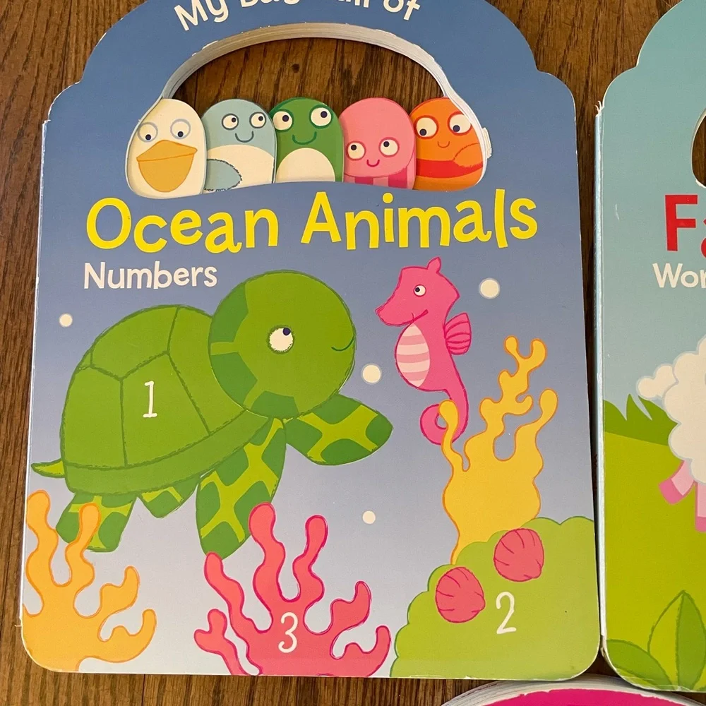 Kids Learning Toys Interactive Baby Toddler Board Books Bundle of 3